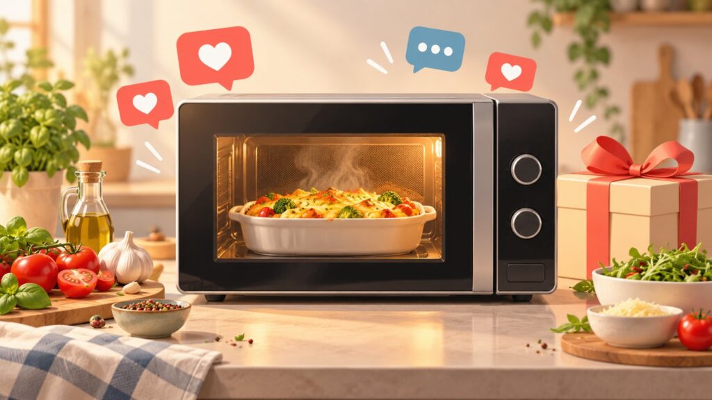 Ilustración: Qué hay detrás de #MicroondasDeSILVERCREST: un sorteo de Lidl con recetas en redes