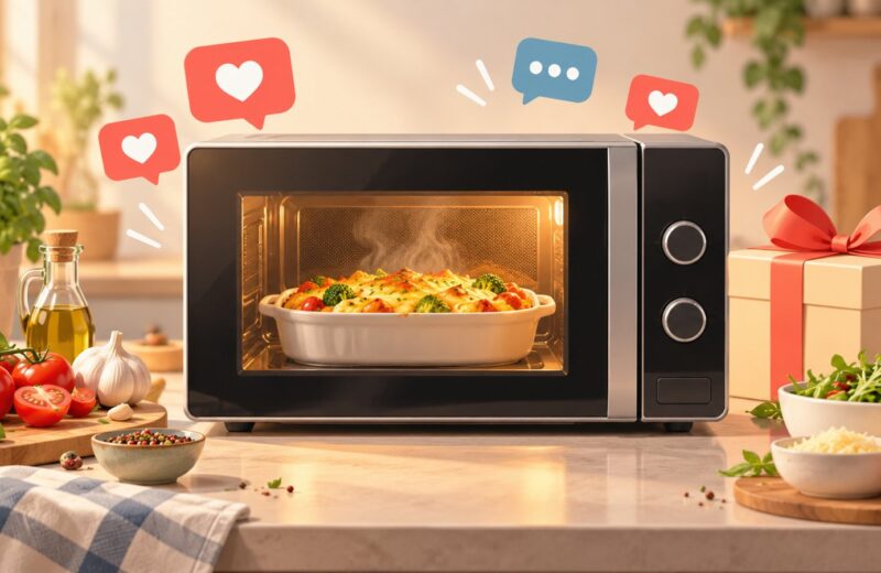 Ilustración: Qué hay detrás de #MicroondasDeSILVERCREST: un sorteo de Lidl con recetas en redes